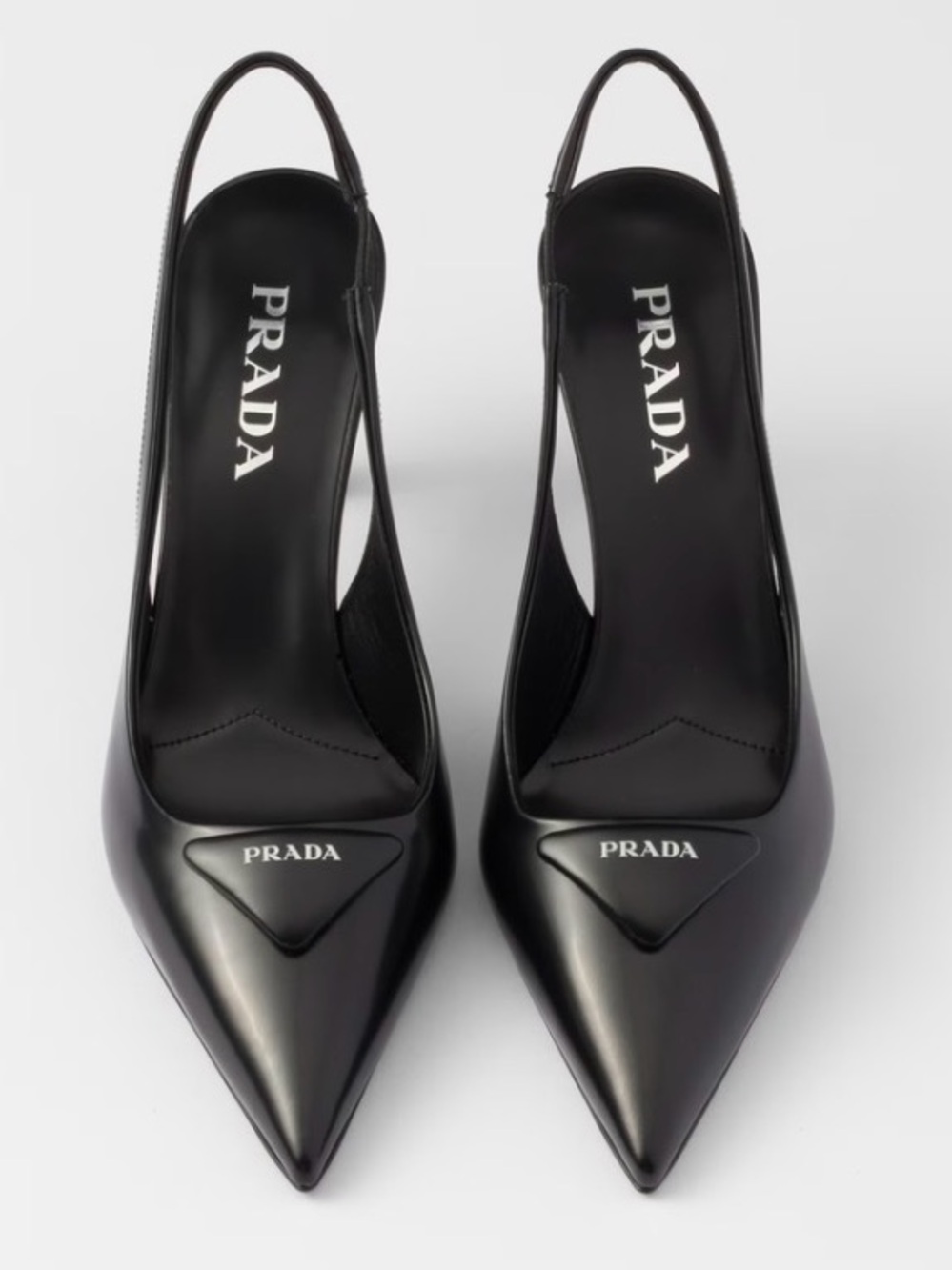 🔥NEW! PRADA Brushed leather slingback pumps US 8.5